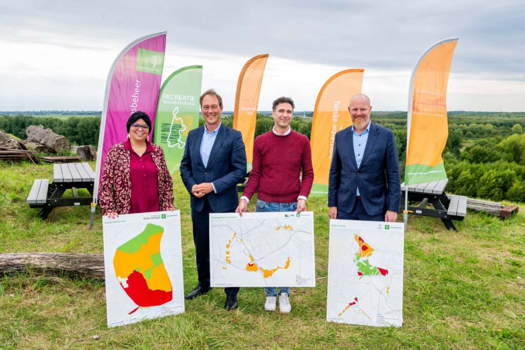 Bestuurders van de recreatieschappen en Staatsbosbeheer blij met vernieuwde erfpachtcontracten