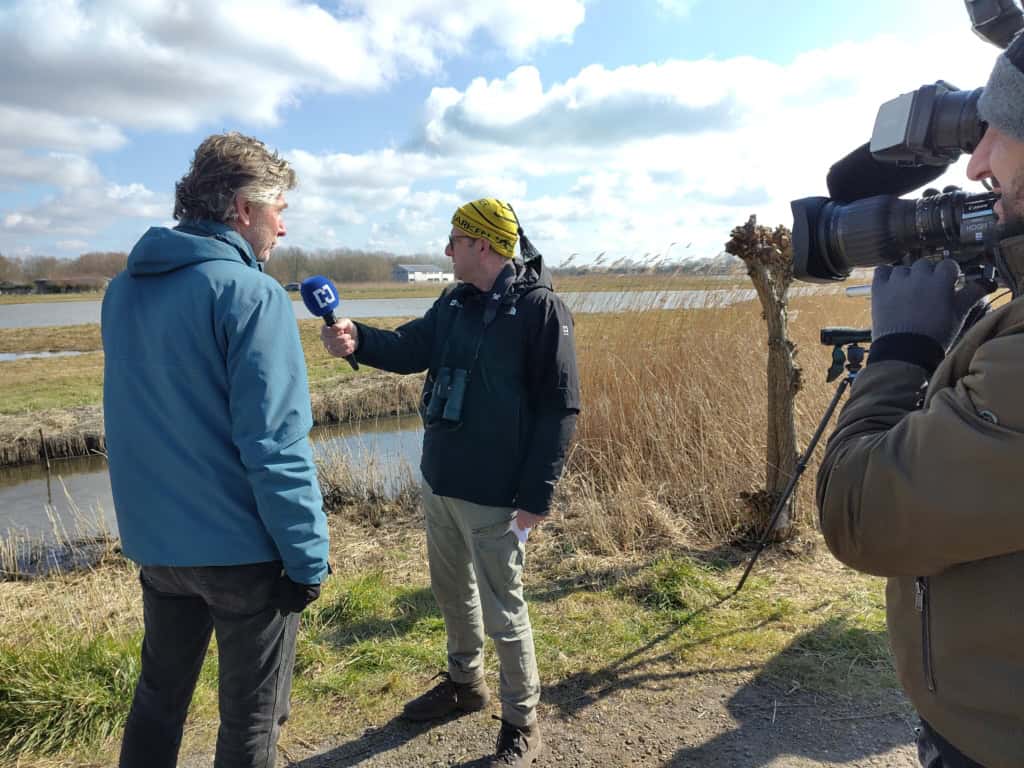 Start weidevogelseizoen Landje van Gruijters - uitzending NH Media
